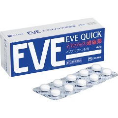日本 EVE Quick 40錠(藍盒)