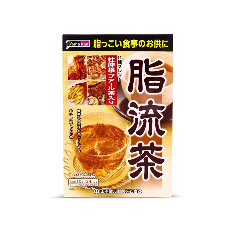 . 【山本漢方富含11種天然植物脂流茶 健康茶 10g*24包入】