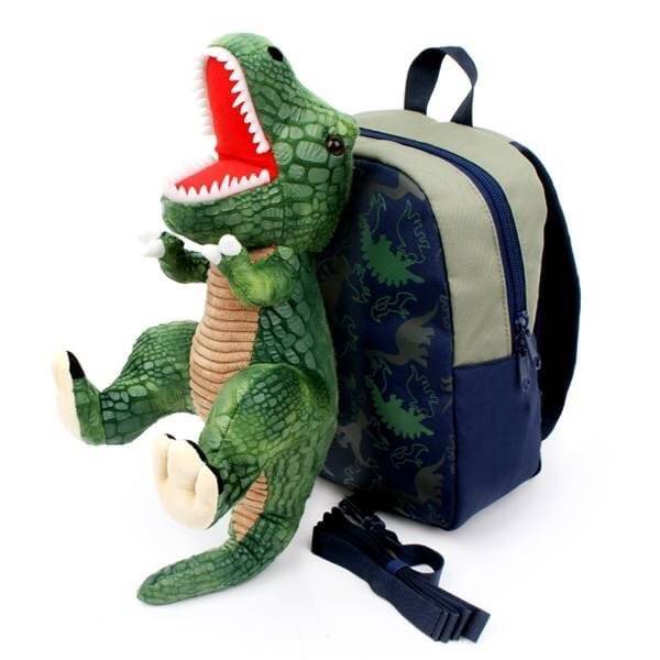 Winghouse 聯名系列 兒童立體恐龍可拆雙肩包