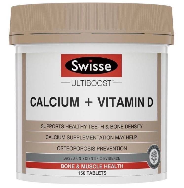 Swisse Ultiboos Calcium+Vitamin D鈣+維他命D3/鈣+D3 150顆