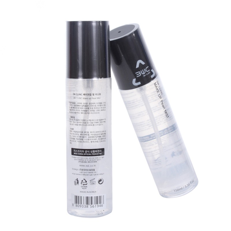 韓國3W CLINIC 珍珠微光閃耀定妝噴霧150ml