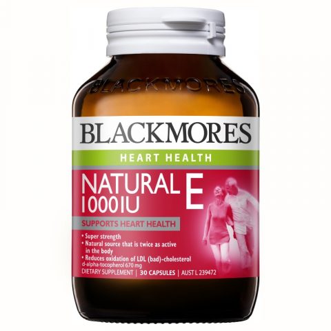 BLACKMORES Natural E 高效維他命E 1000IU 100顆
