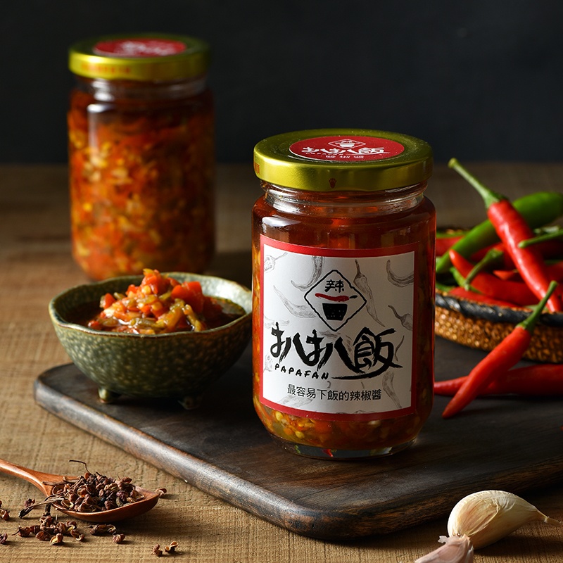 扒扒飯雙椒醬 260g(玻璃罐裝)
