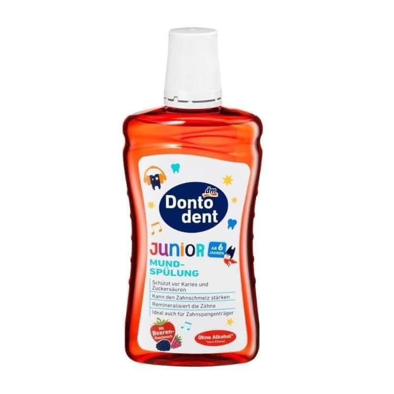 德國Dontodent 兒童果漿漱口水 500ml《 一組兩瓶》