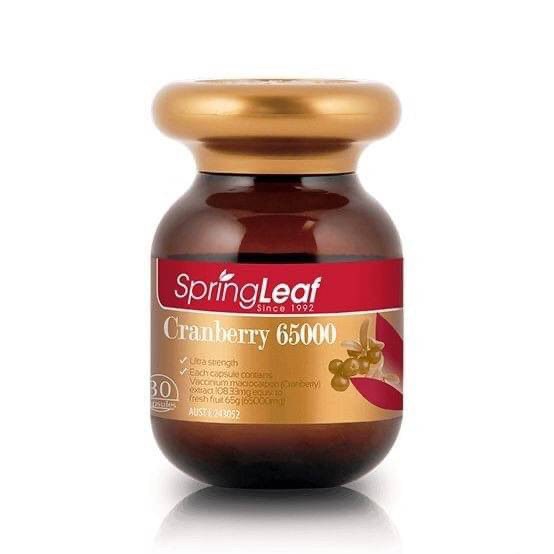 💞Spring leaf 綠芙高含量蔓越莓膠囊Springleaf-Cranberry 65000毫克30顆💞