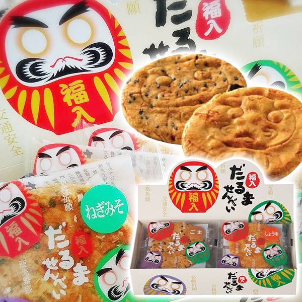 日本七越製菓不倒翁福入綜合仙貝7枚入