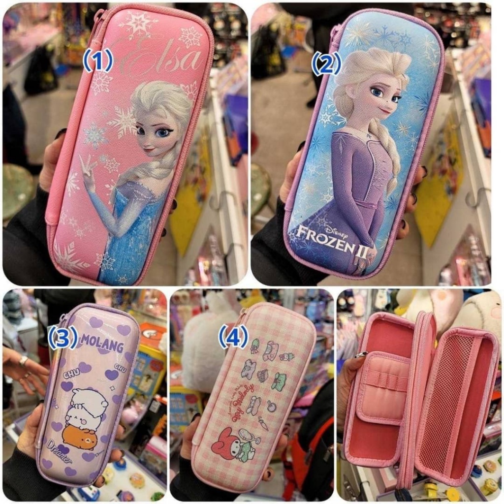 韓國 Winghouse 聯名系列 雙層收納女款兒童鉛筆盒