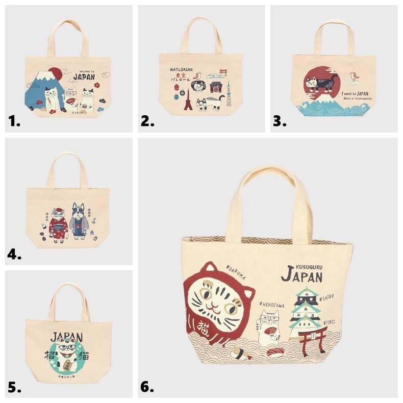 🇯🇵 日本和風貓咪帆布手提袋｜日常萬用托特包