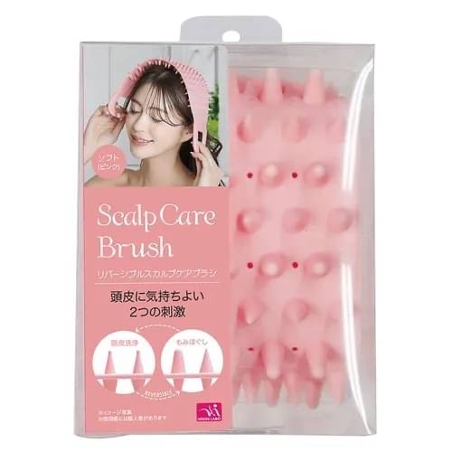 日本🇯🇵 Sun Family 矽膠 雙面頭皮護理刷