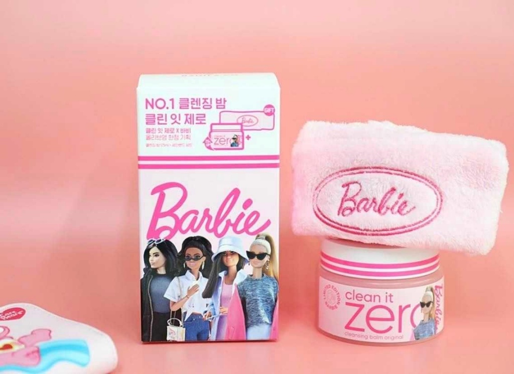 BANILA CO ZERO零感肌瞬卸凝霜-芭比限定組(125ml+髮帶)