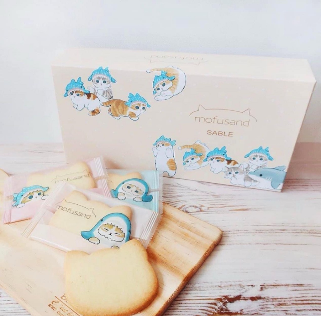 Mofusand貓咪造型餅乾12入盒裝