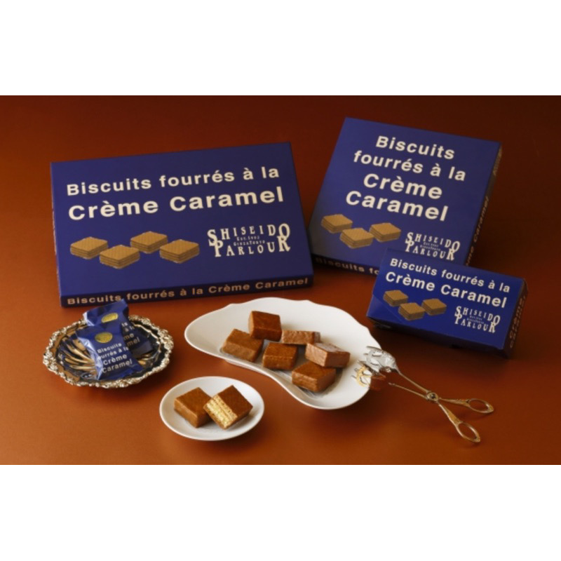 日本銀座資生堂Parlour 「濃郁焦糖奶油威化夾心酥」