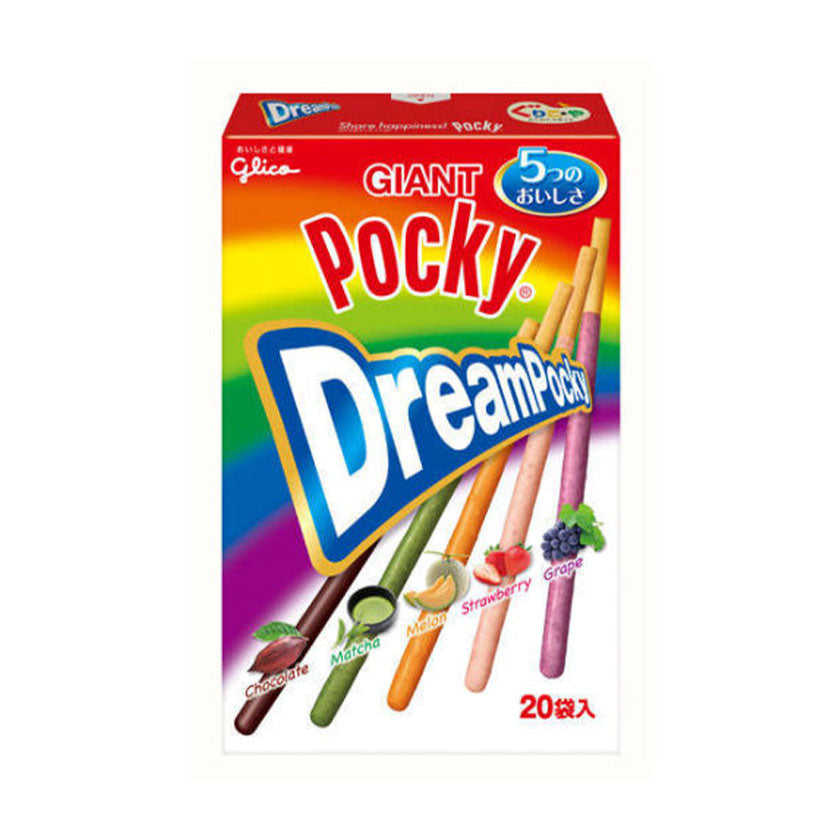 日本 固力果 彩虹pocky 20支入