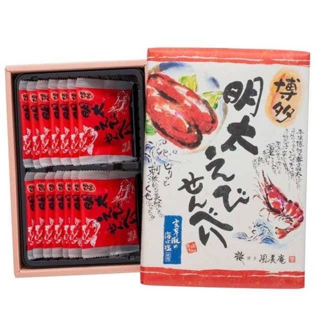 日本多風美庵明太子蝦煎餅禮盒