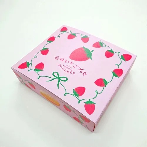 日本 花月堂 草莓棉花糖夾心馬卡龍 6入