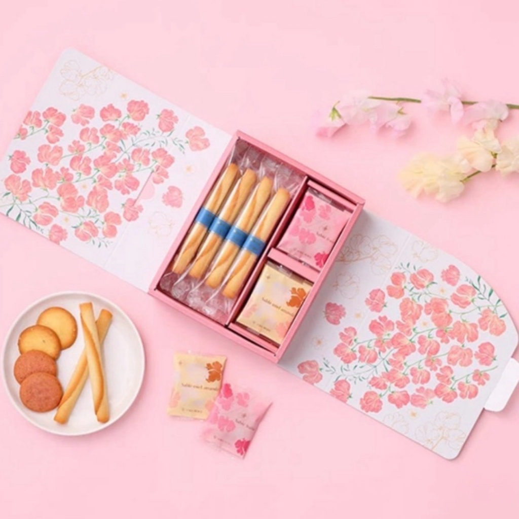 日本🇯🇵Yoku Moku 季節限定 春日櫻花雪茄蛋卷曲奇禮盒 18入