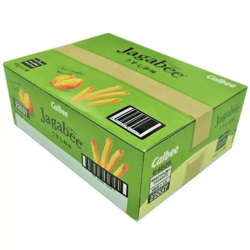 日本好市多Calbee Jagabee 淡鹽味薯條 40g*12袋