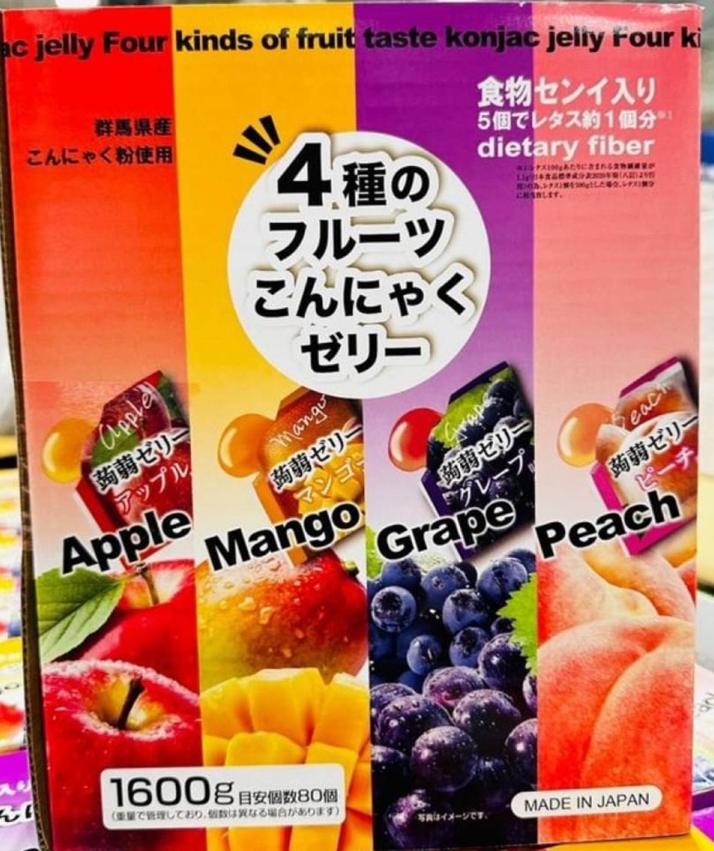 日本好市多限定-綜合水果蒟蒻果凍1600g