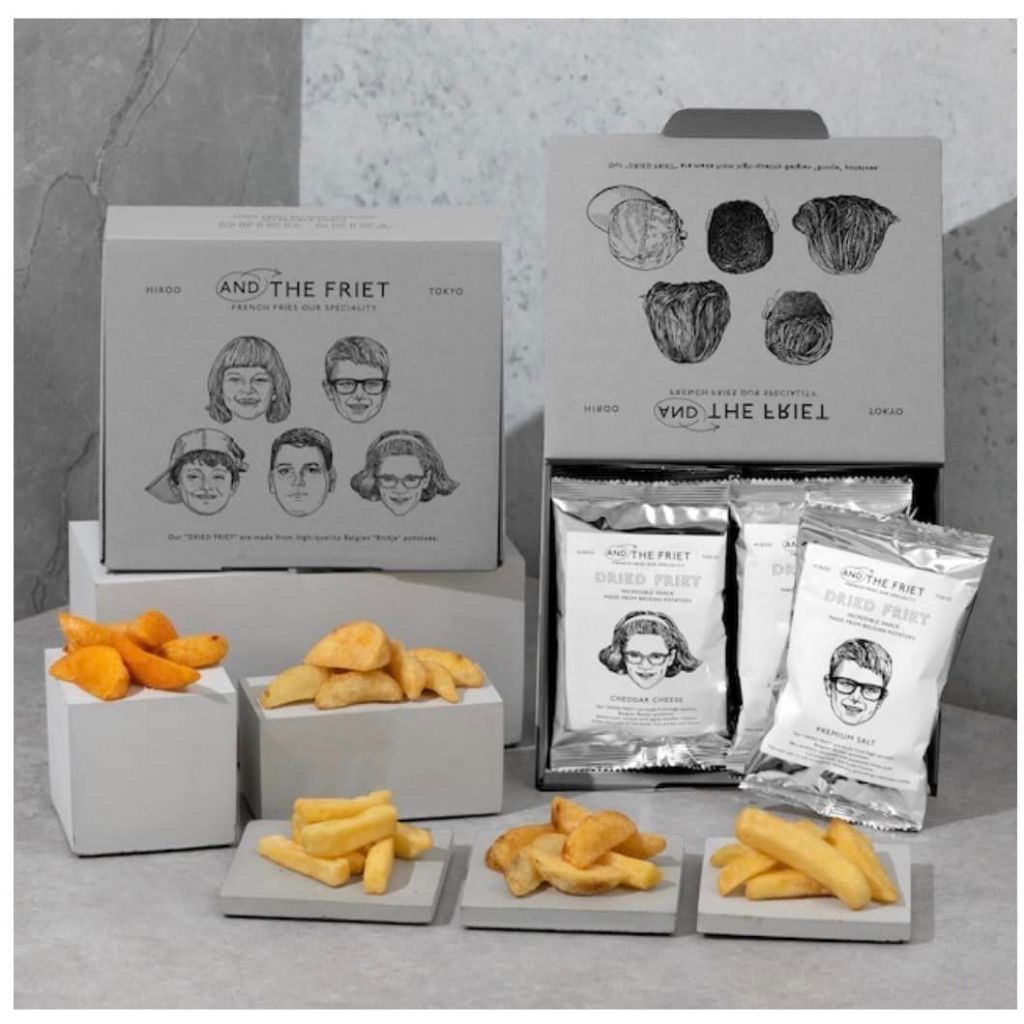 日本AND THE FRIET 廣尾薯條 餅乾迷你禮盒 10入