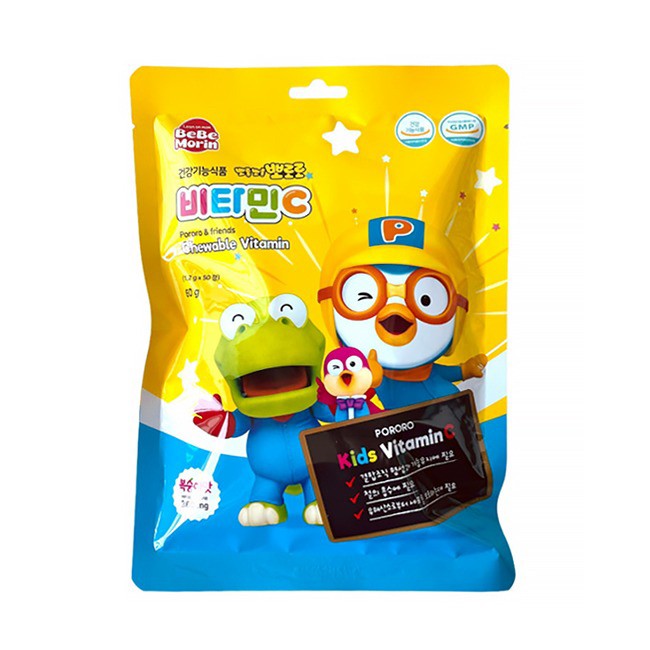 韓國Pororo啵樂樂 兒童維他命C 1000顆