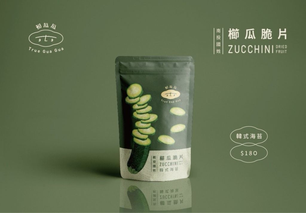 網紅爆款 南投國姓 初瓜瓜-櫛瓜脆片60g(一組兩包 同口味)