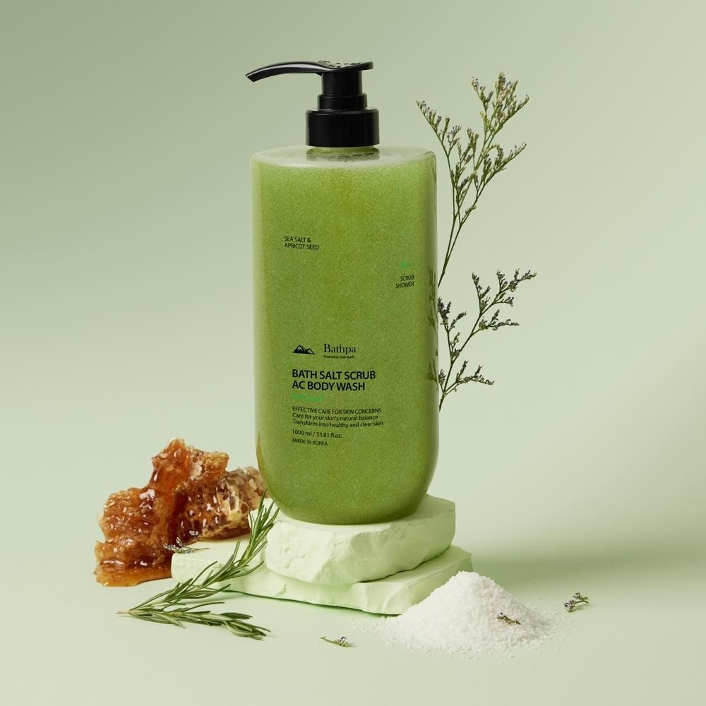 ?韓國BATHPA 海鹽精油去角質沐浴乳1000ml #NO.5 AC 草本抗痘