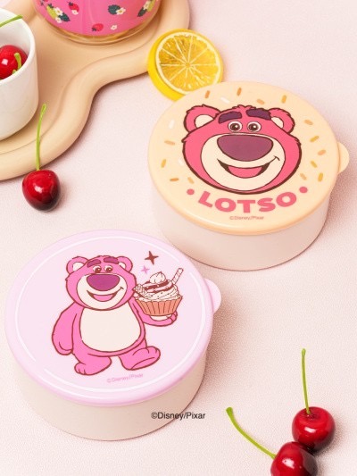 韓國玩具總動員熊抱哥分隔件圓形午餐盒 355 ml