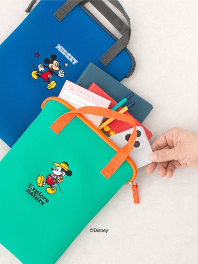 迪士尼米老鼠人物刺繡 Neoplan 手提包