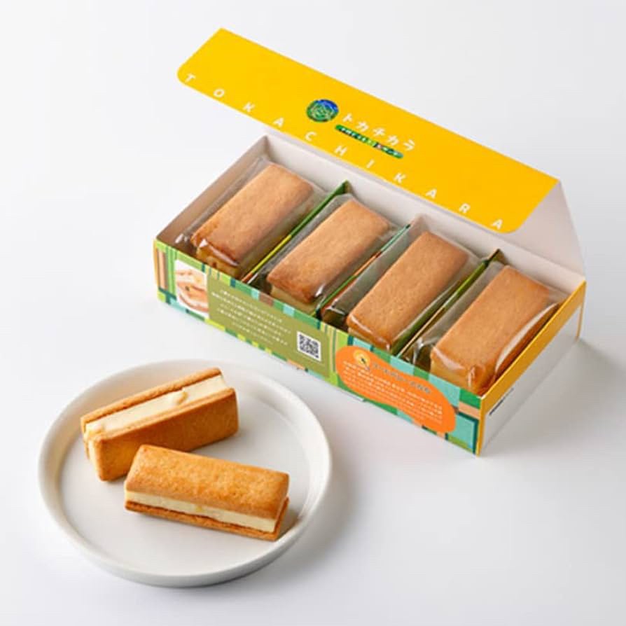 日本 北海道 十勝奶油玉米夾心餅 4入