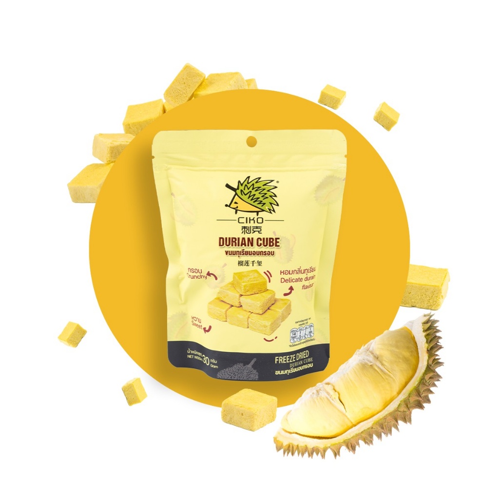 泰國Ciko利克凍乾榴蓮凍乾「一組4包」