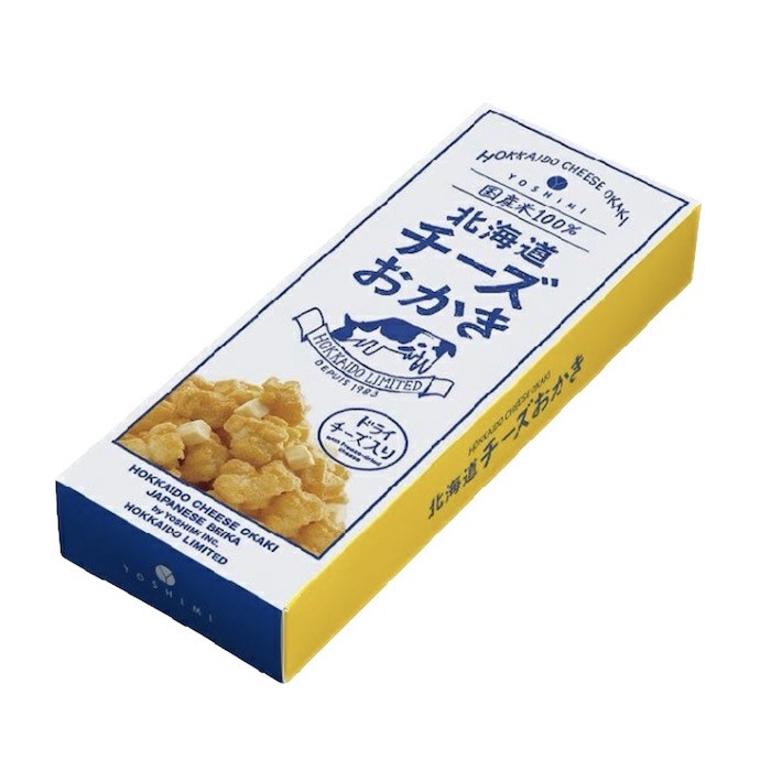 日本北海道Yoshimi烤玉米米果/乳酪米果 6入盒裝