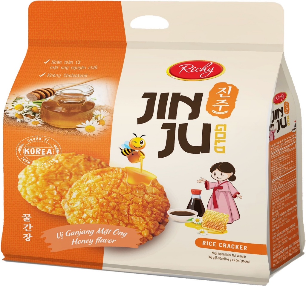 瑞奇RICHY 韓式醬味蜂蜜米果 168g《一組兩包》