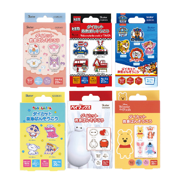 日本Skater 角色造型救急貼布組20枚入