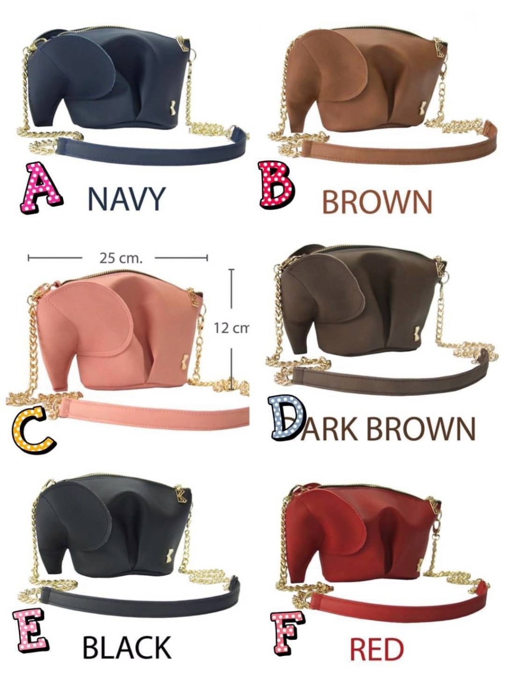 泰國??文創品牌大象造型側背包???DL71