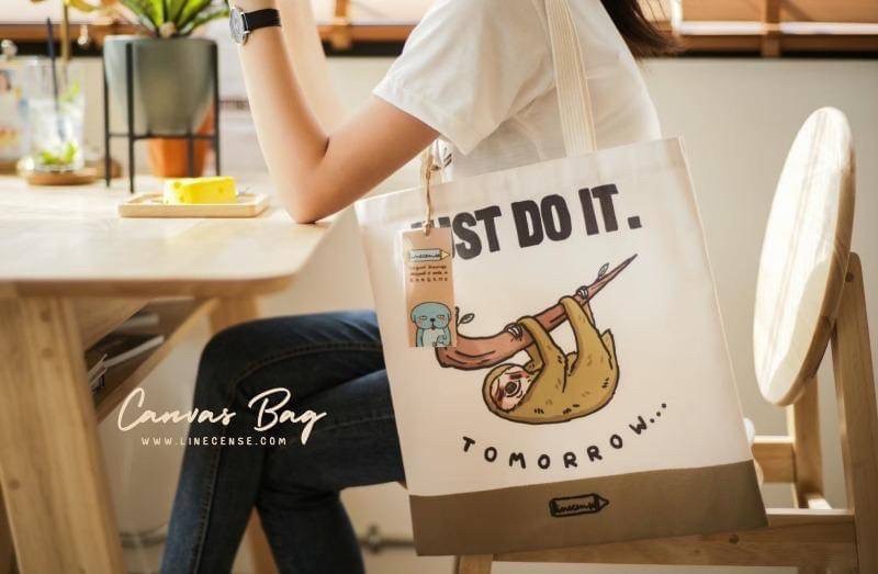 泰國曼谷市原創插畫家帆布包