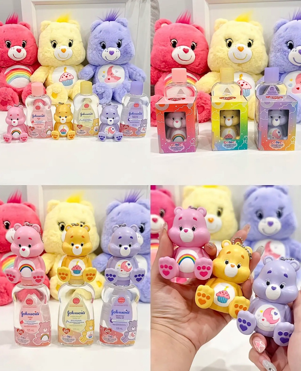 泰國 Johnson’s Baby Oil x Care Bear 聯名 彩虹熊嬰兒油 125ml