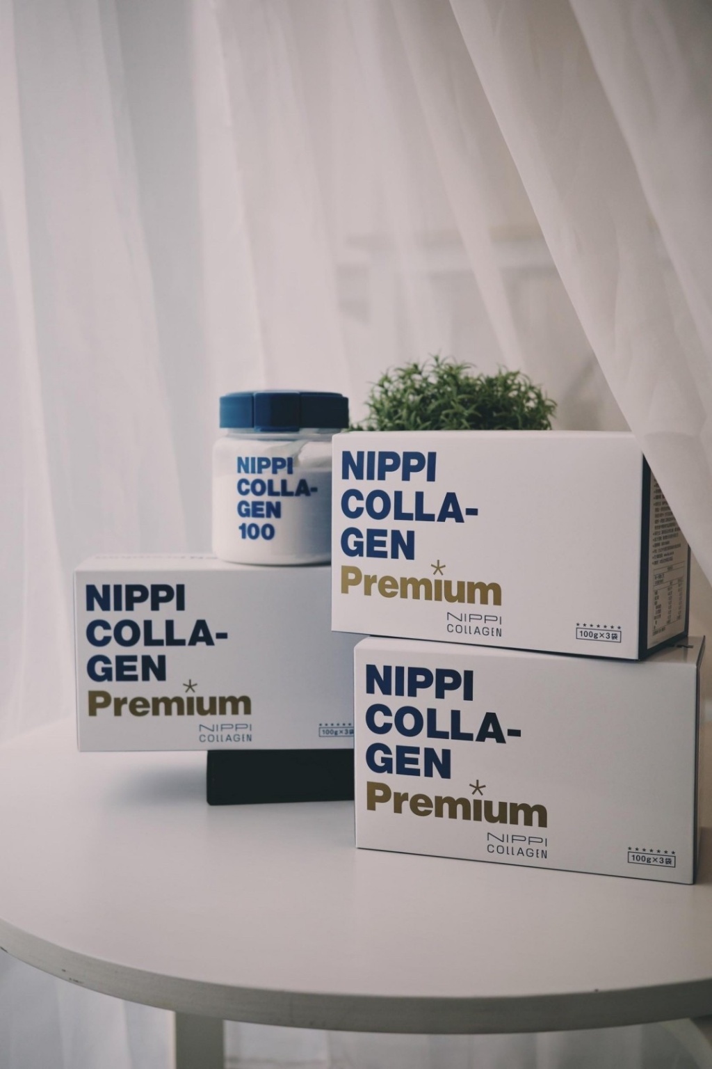 【白金Premium】100%純膠原蛋白胜肽- 100g X 3袋（一盒）（附湯匙）