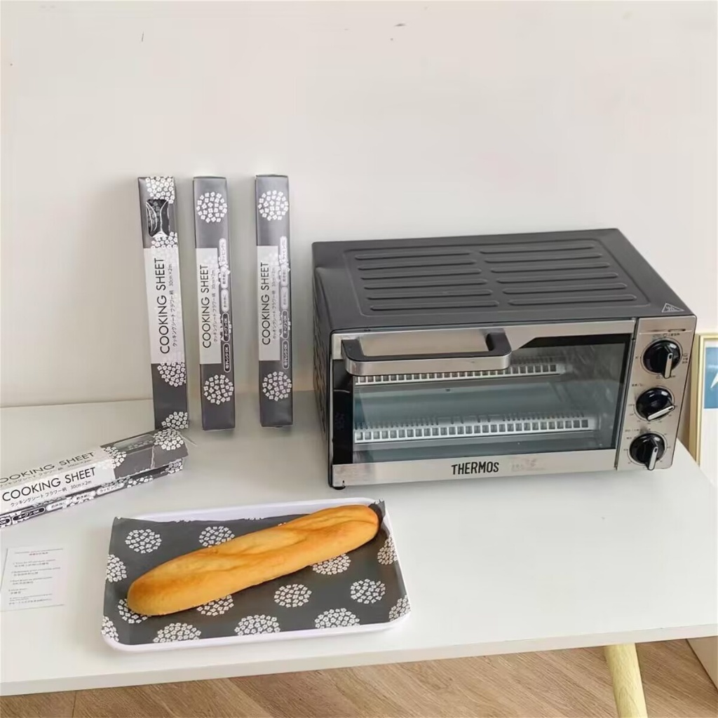 cat room多功能烘培防油紙甜品烤盤墊紙《一組5捲 》