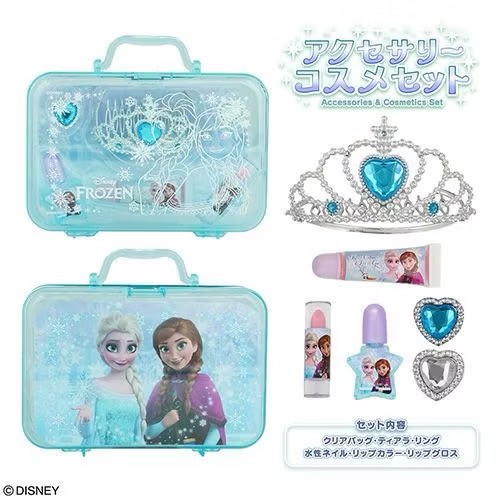 日本粧美堂 Disney公主 兒童化妝飾品盒