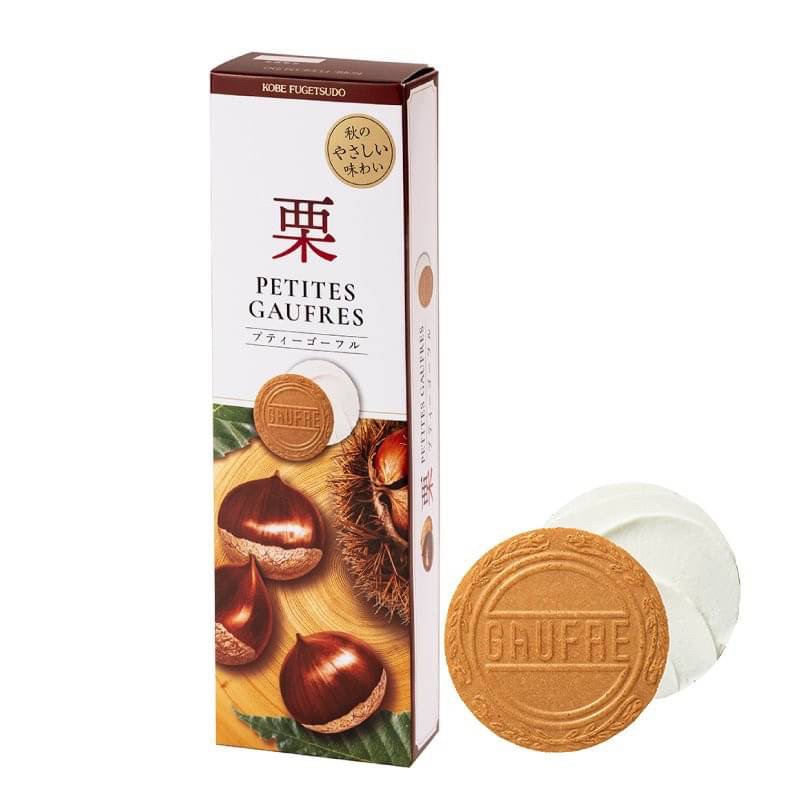 日本神戶風月堂 栗子法蘭酥/紫芋VS安納芋夾心