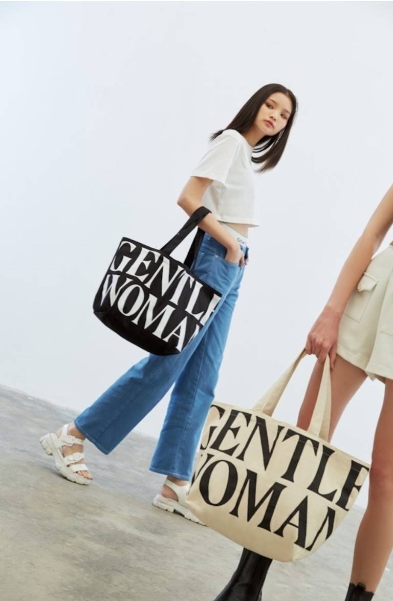 泰國 🇹🇭Gentle Woman 大字經典托特包