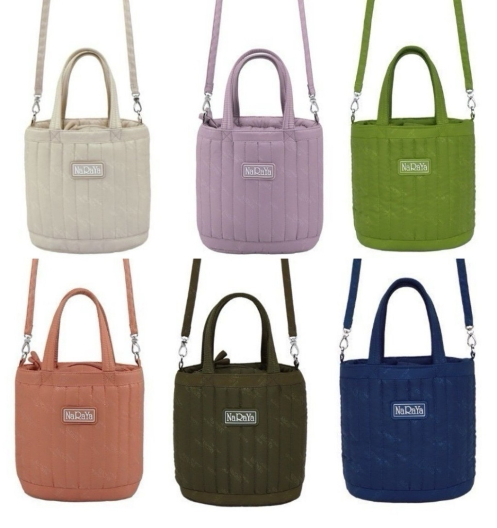 泰國??NaRaYa超輕手提斜背二用水桶包