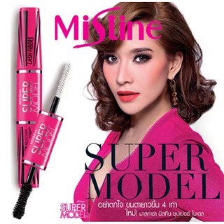 泰國🇹🇭Mistine SUPER MODEL 4D 睫毛膏 二合一纖長濃密雙頭睫毛膏
