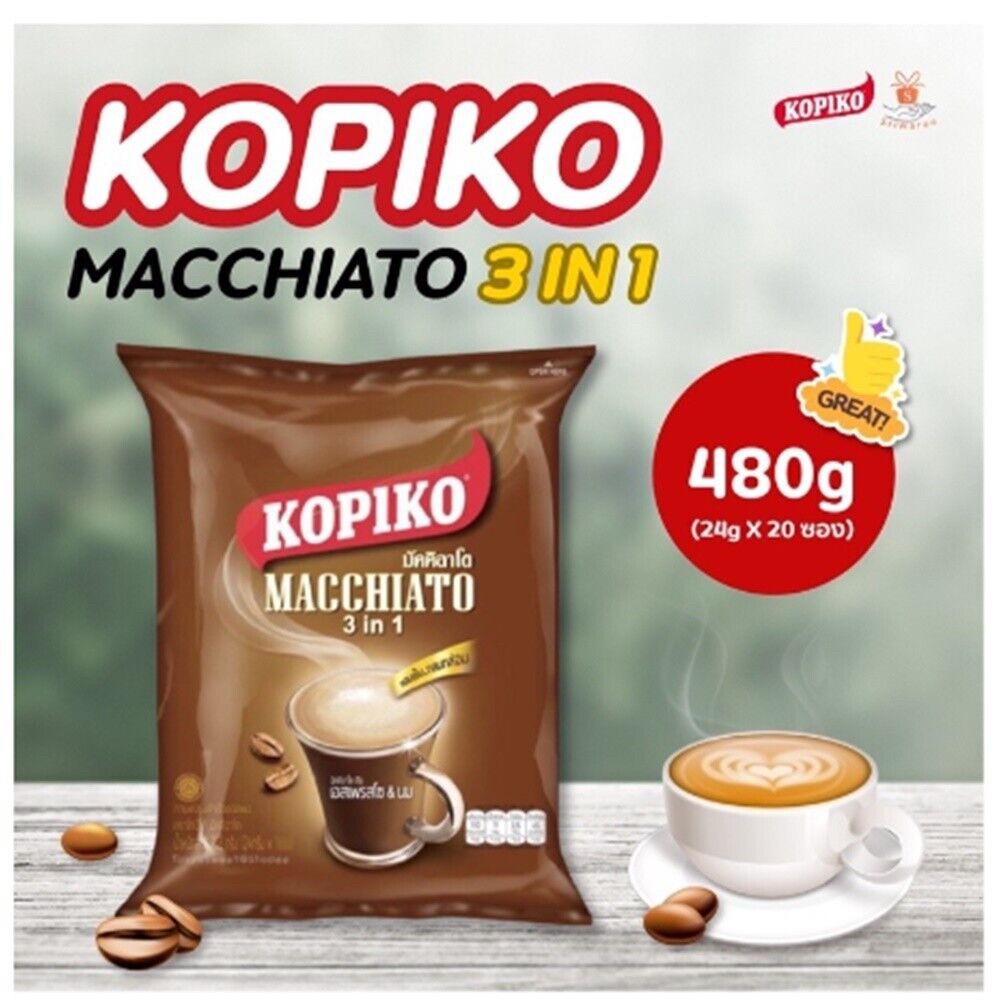 泰國??KOPIKO 可比可 即溶咖啡粉 三合一 480g
