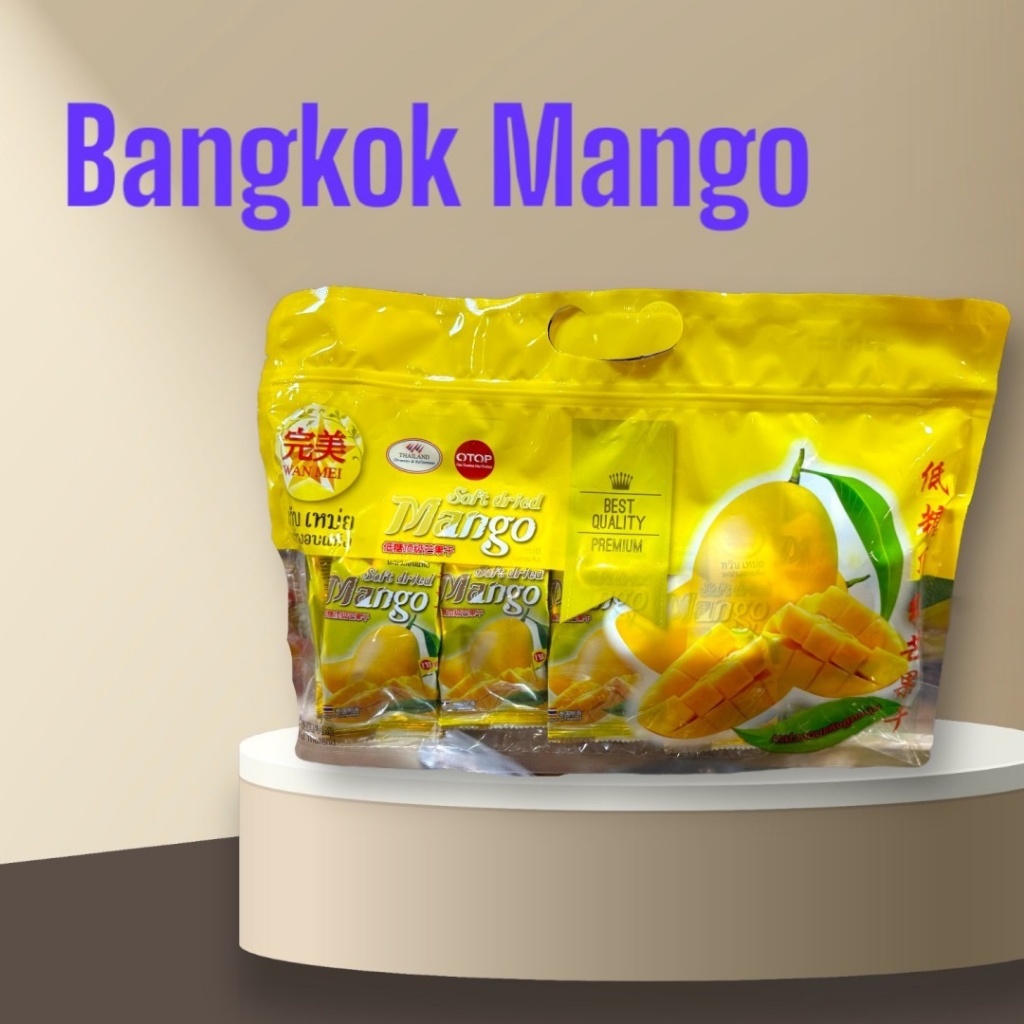 泰國??Bangkok Mango 低糖完美軟乾芒果10入