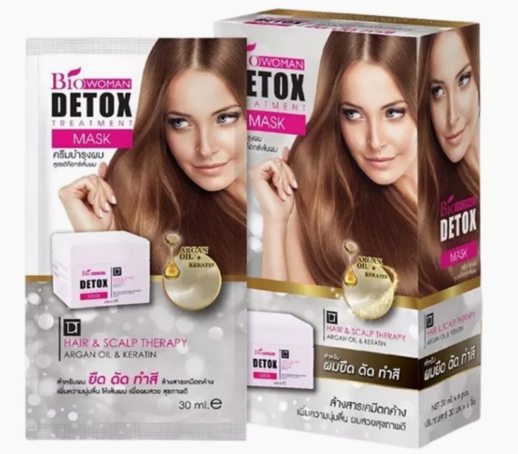 泰國Bio Woman 頭皮深層淨化護髮膜「一盒6入」
