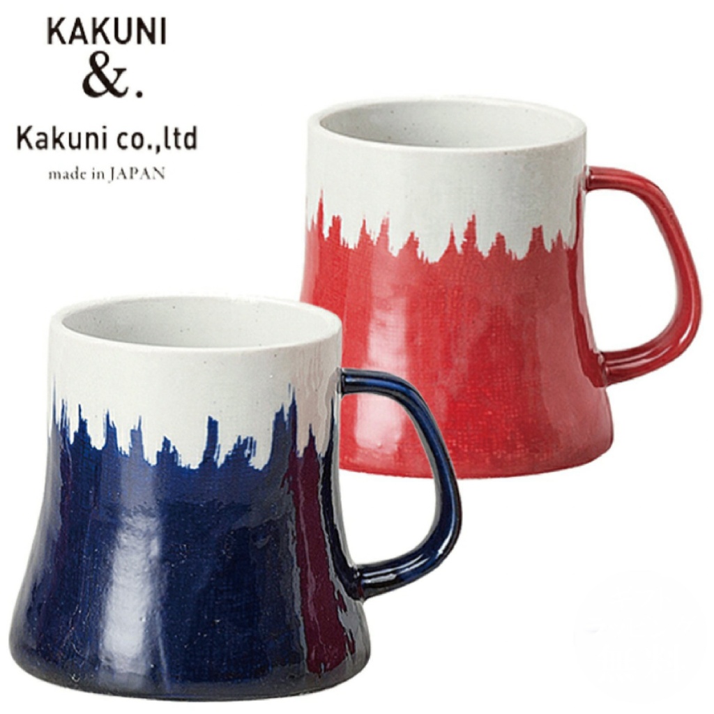 769106 日本製 美濃燒 富士山馬克杯