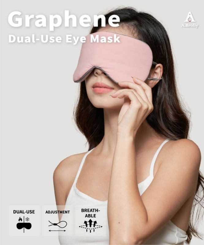 A.Brolly亞伯尼石墨烯雙兩用眼罩