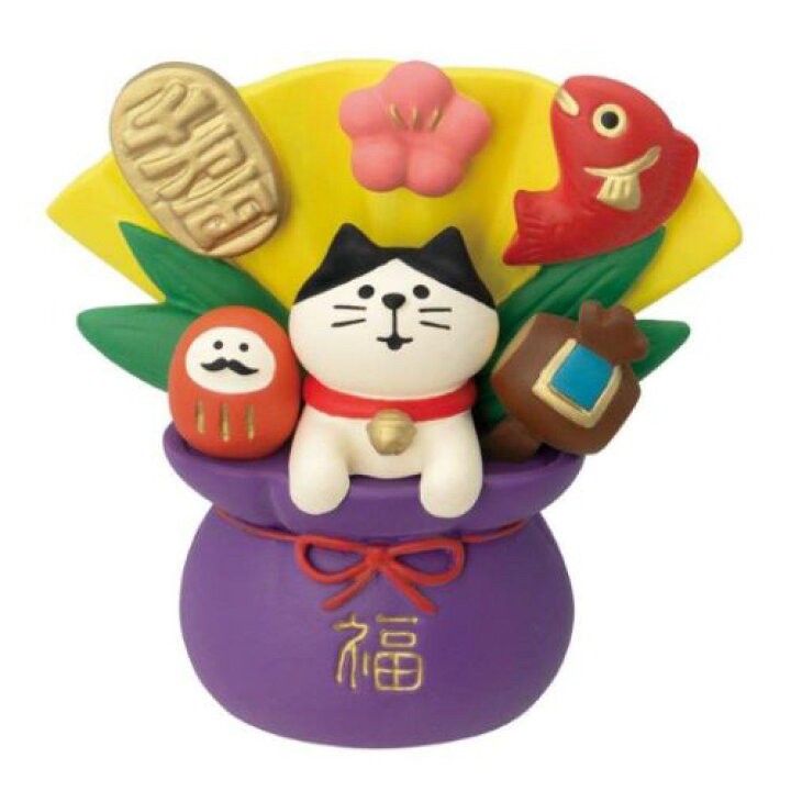 828013日本concombre 開運寶袋貓