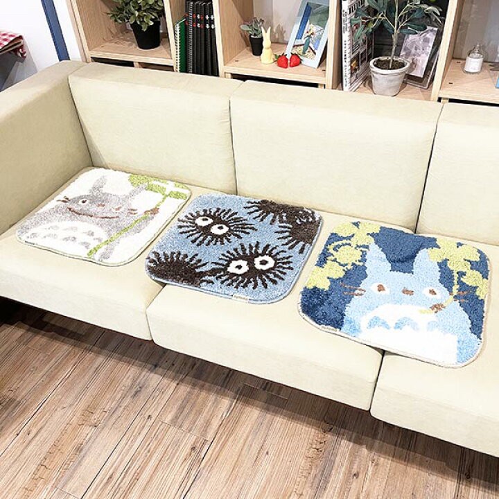 日本吉卜力 長毛 止滑坐墊